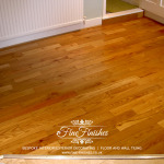 Solid oak floor